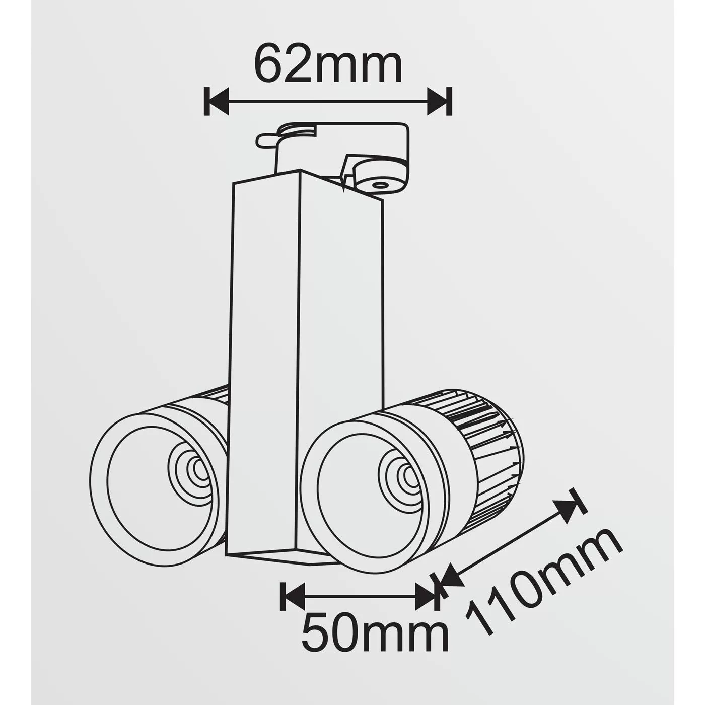 1005-L2 -10w COB Track Light