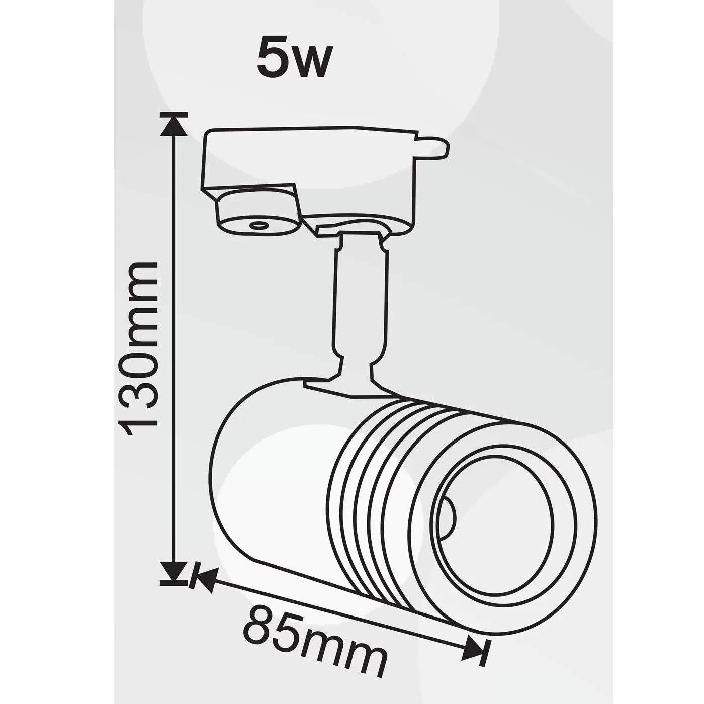 1006-6w COB Track Light