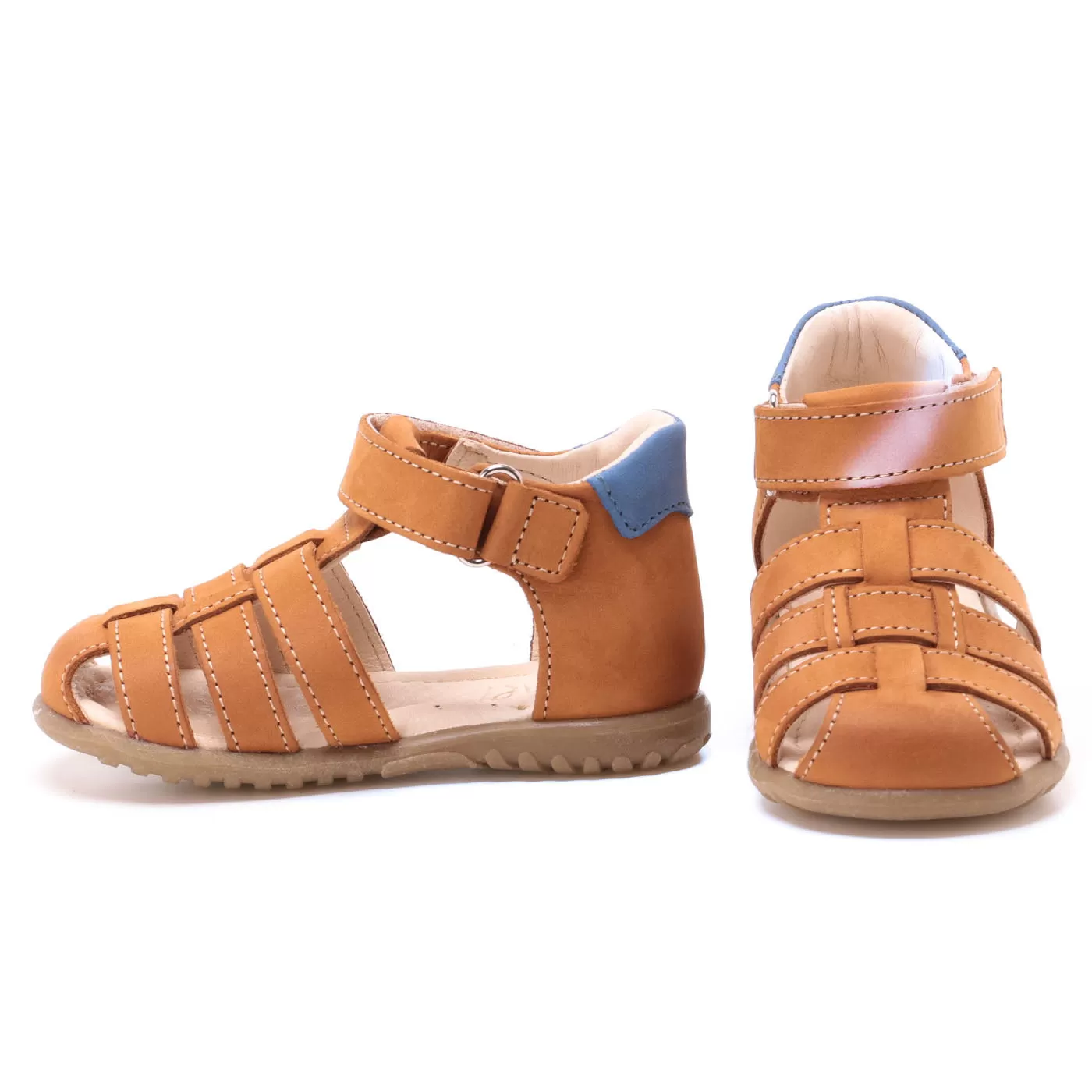 (1078-25) Emel yellow  closed sandals