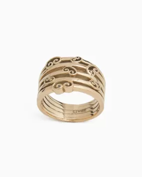 14K Gold East to West Ring