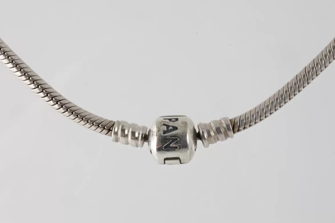 18" ﻿Pandora Sterling Silver Necklace(29.4g)