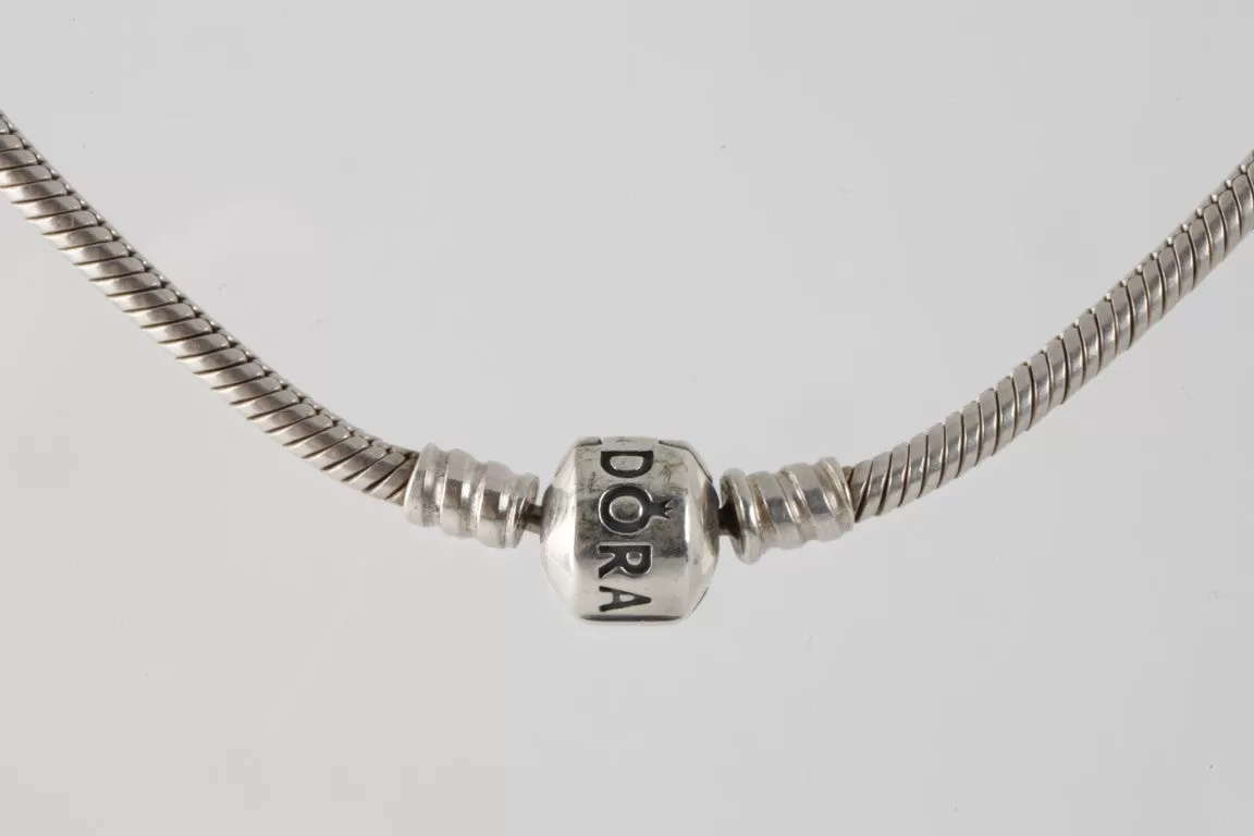 18" ﻿Pandora Sterling Silver Necklace(29.4g)