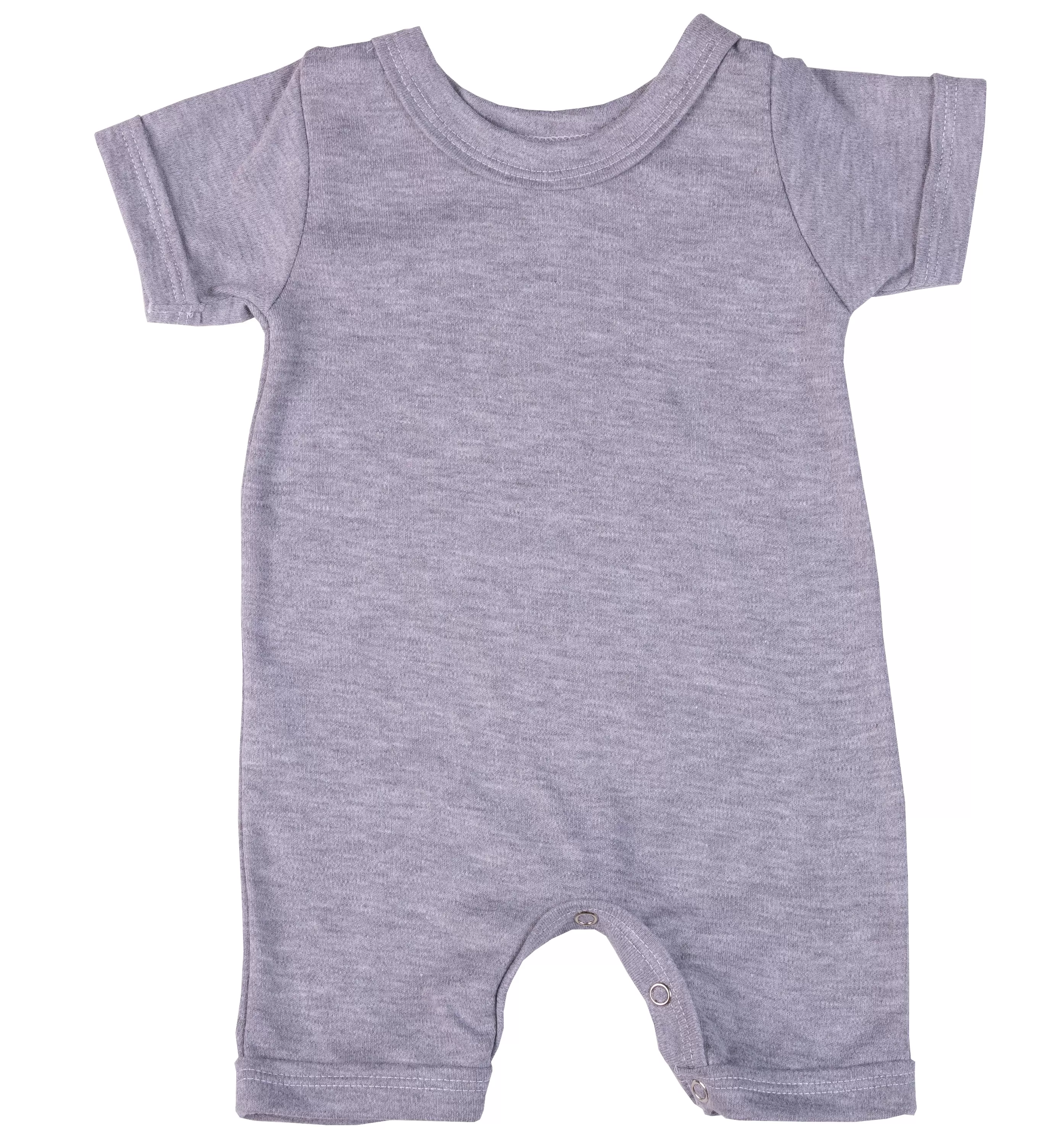 2-Pack Short Sleeved Blank Baby Romper Made From 100% Cotton