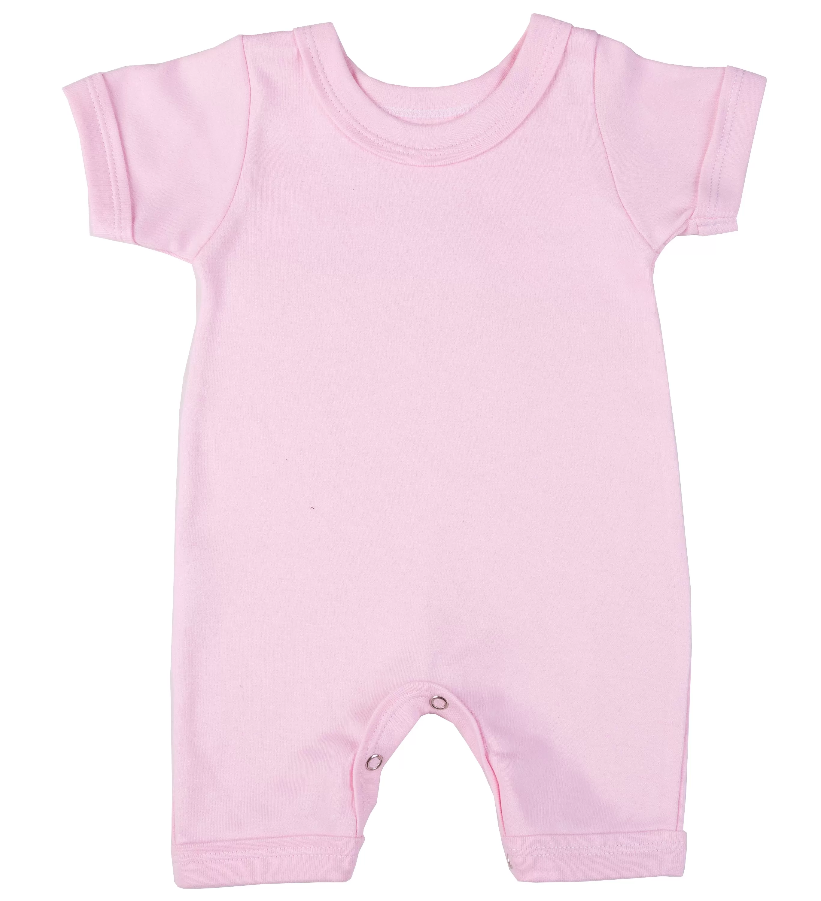 2-Pack Short Sleeved Blank Baby Romper Made From 100% Cotton