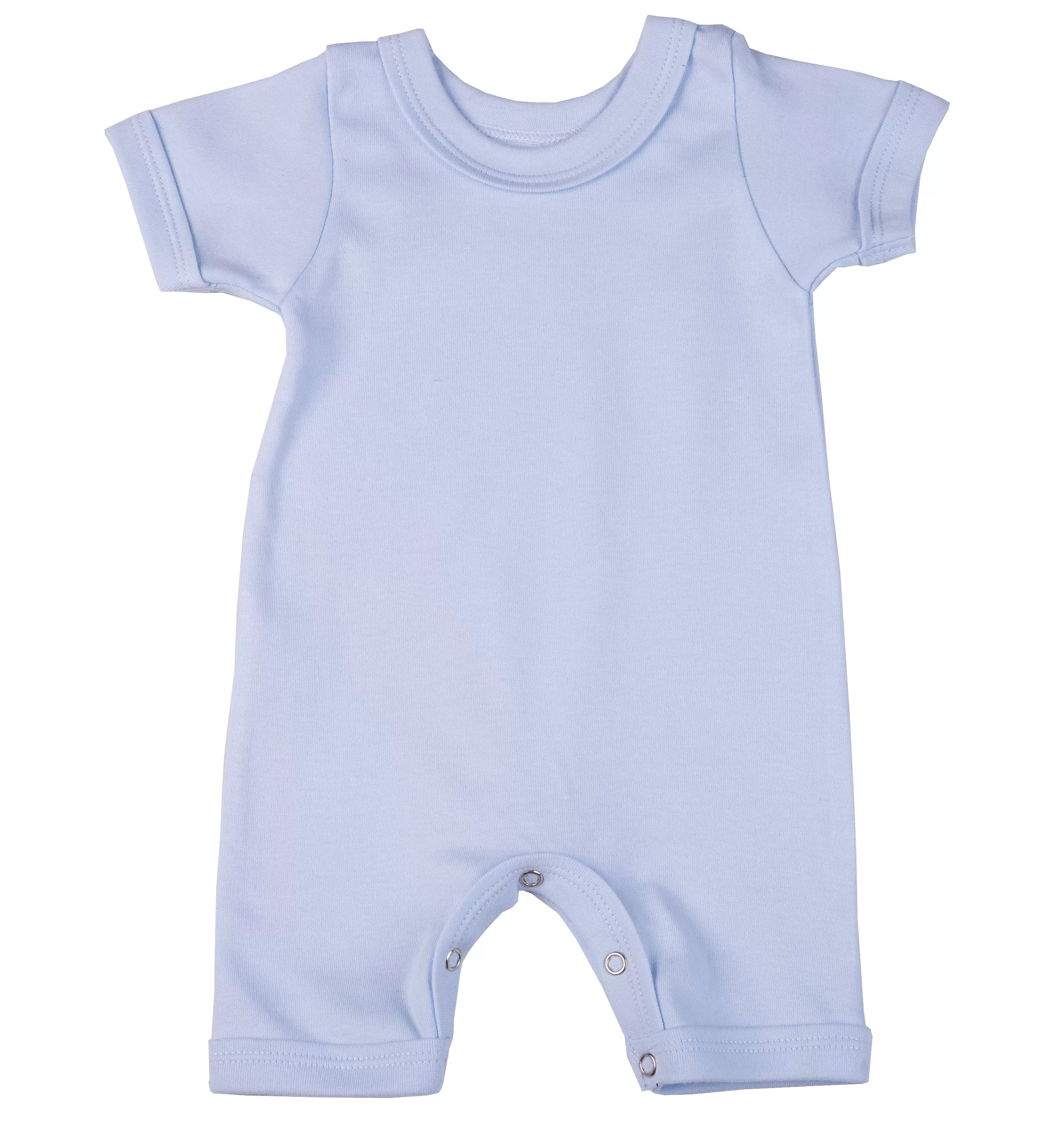 2-Pack Short Sleeved Blank Baby Romper Made From 100% Cotton