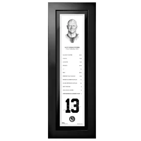 2012 Mats Sundin - NHL Legends 6x22 Frame