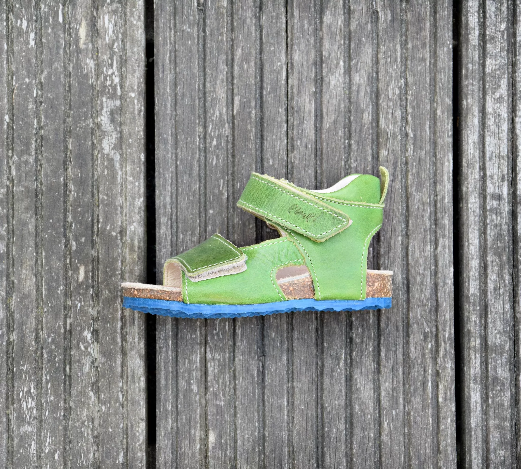 (2508-1) Emel Green Sandals