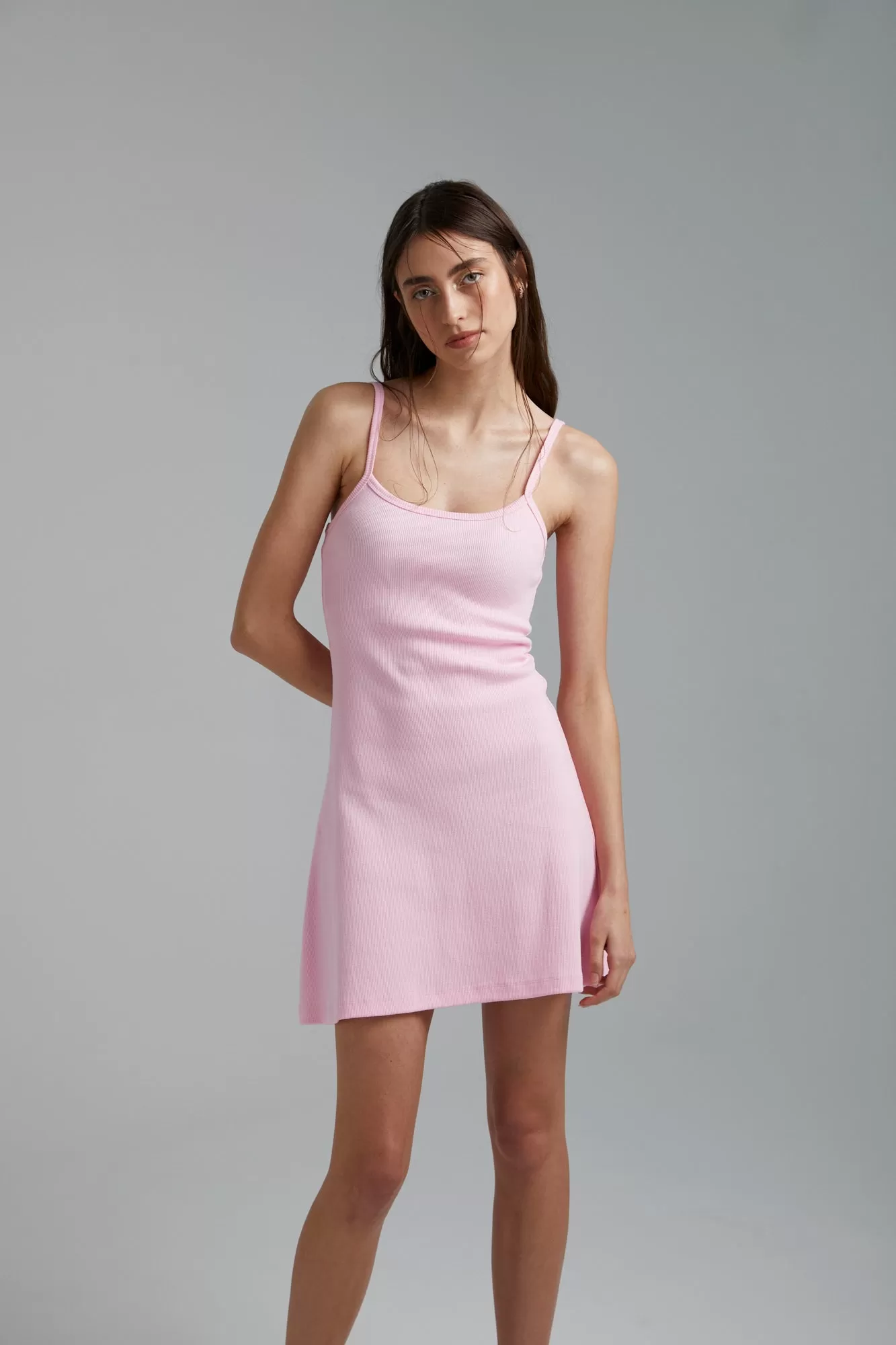 A Line Dress - Pink