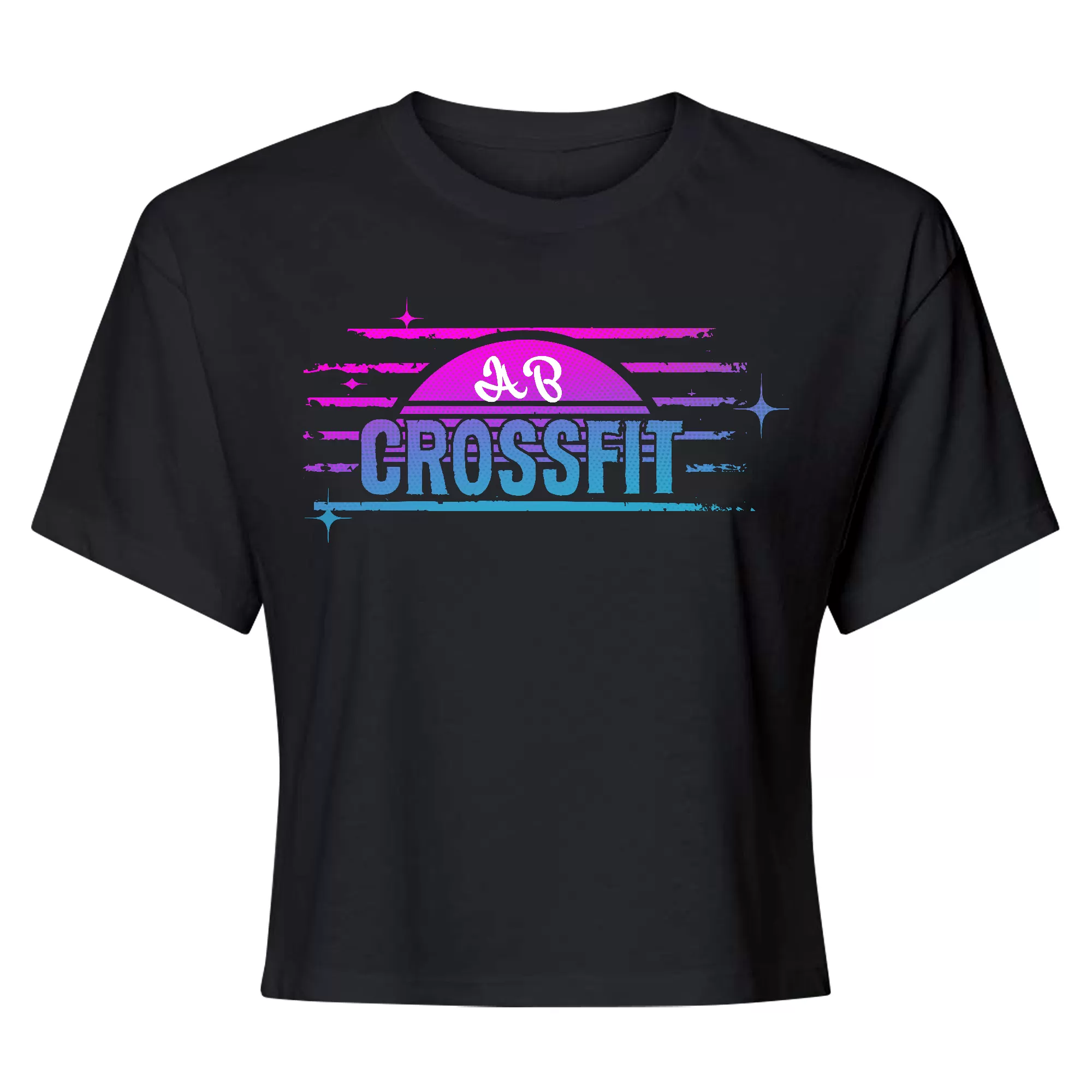 AB CrossFit Stardust Womens - Crop Top T-Shirt