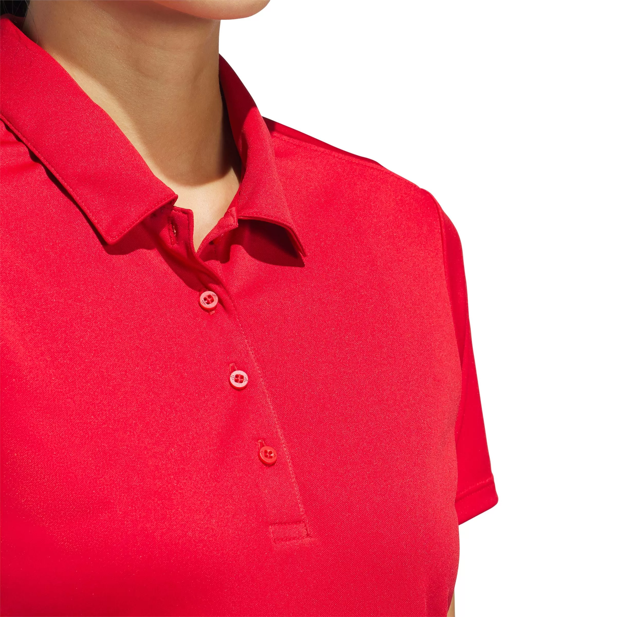 Adidas polo femme performance solid rouge