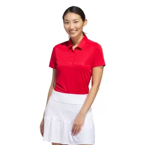 Adidas polo femme performance solid rouge