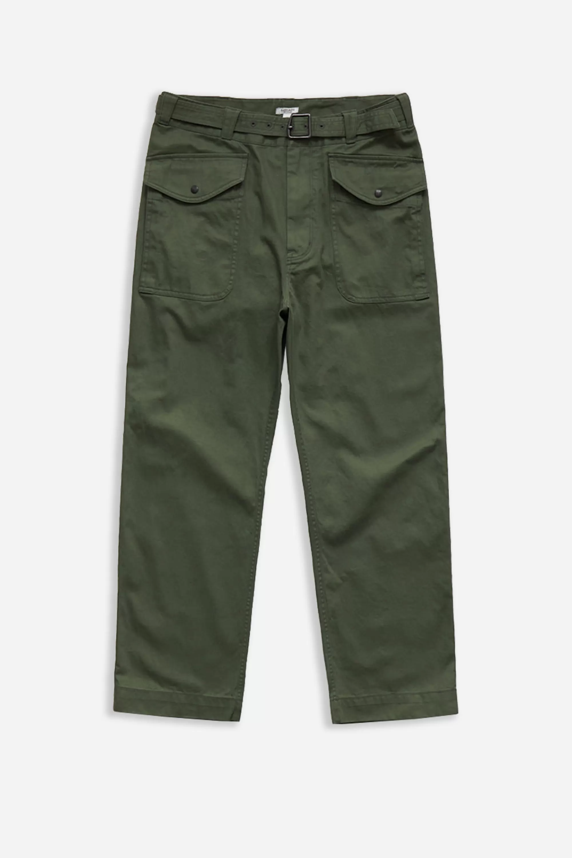 Airforce Belted Pants Olive Backsatin