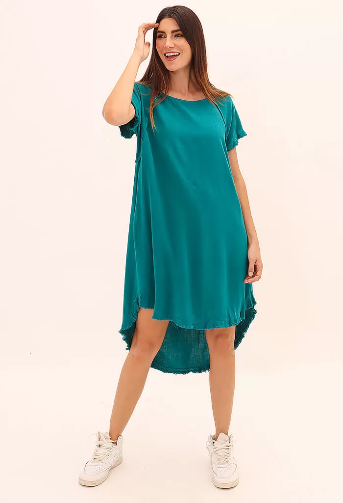 Almeria Dress-Teal