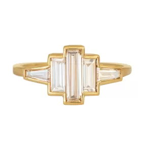 Art Deco Baguette Diamond Ring