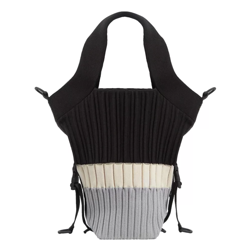 ATACZ VOYAGE TOTE BAG BLACK STRIPES-BLACK STRIPES