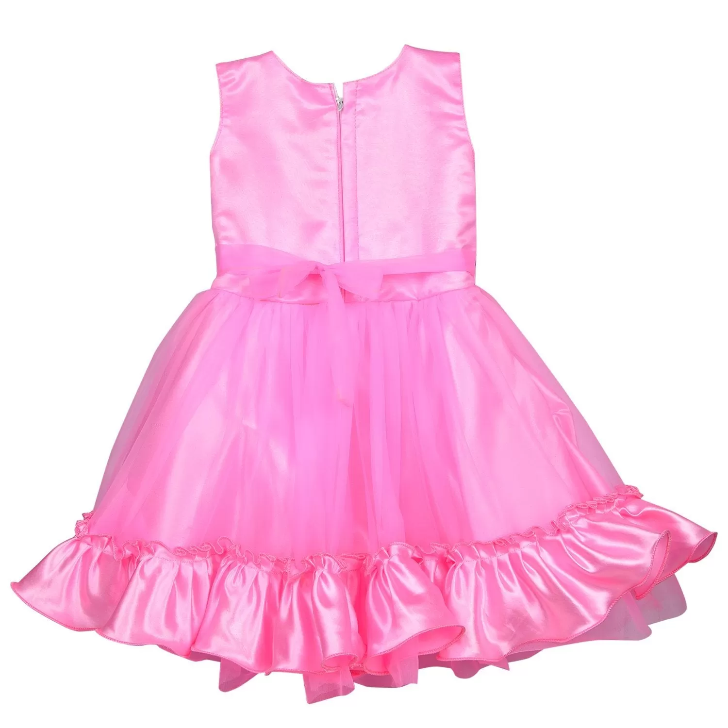 Baby Girls Party Wear Frock Dress fr130pnk