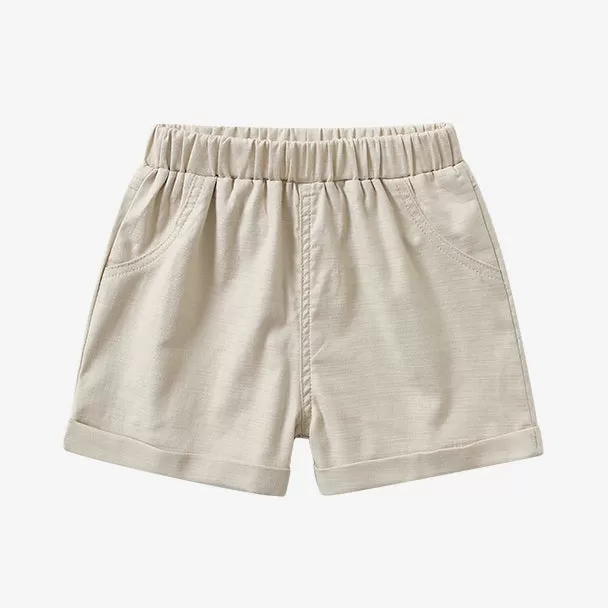 Baby Kid Boys Solid Color Shorts