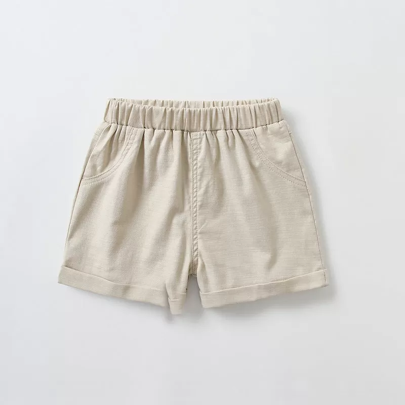 Baby Kid Boys Solid Color Shorts