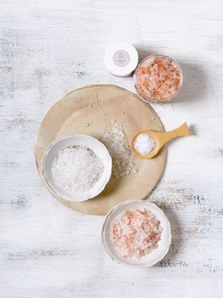 Bath Salt Soak -Lemongrass Infused- Mixed Salts-100% Natural