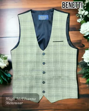 Benetti CHARLES Stone Waistcoat Comfort Fit