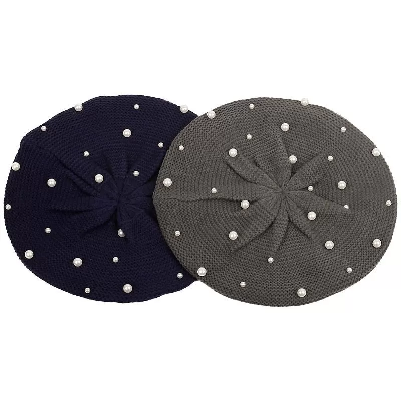 Beret Queen Milan (Dark gray)