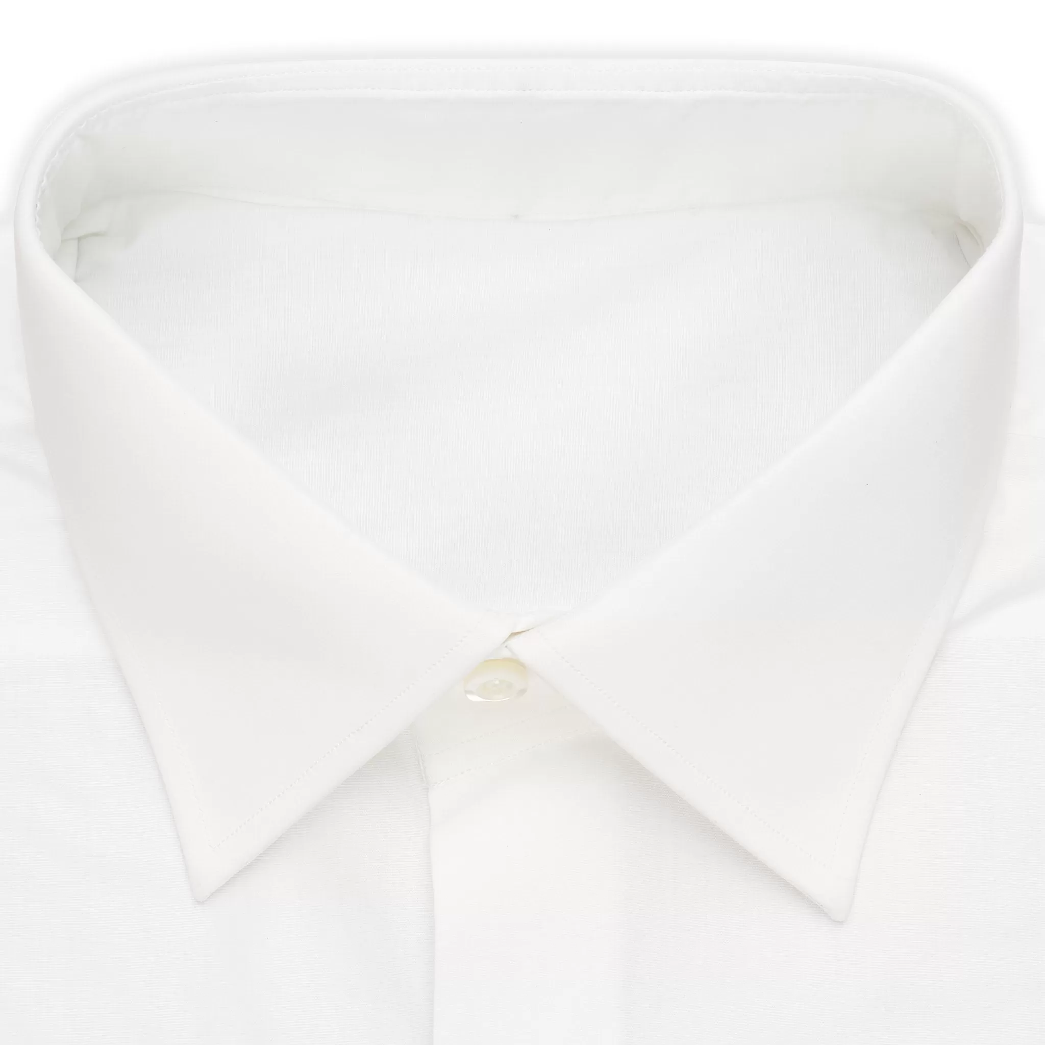 BESPOKE ATHENS Handmade White Poplin Cotton Dress Shirt EU 43 NEW US 17