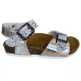 Biochic girl's sandal 44101Rarg silver