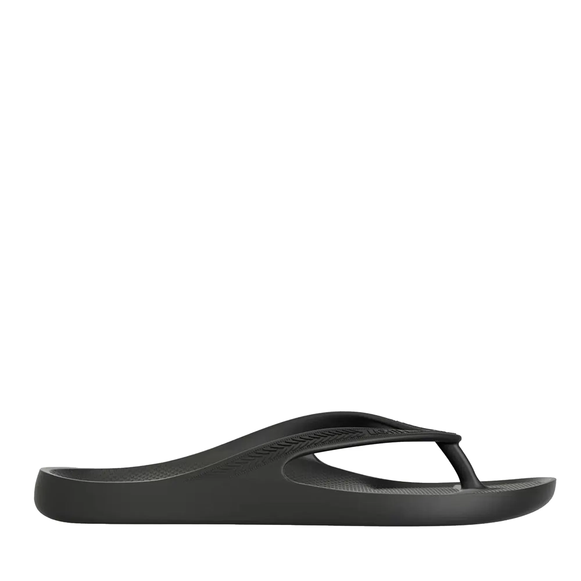 Black Arch Support Orthotic Unisex Thongs