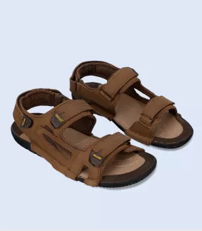 BM4403-BROWN-Men Sandal