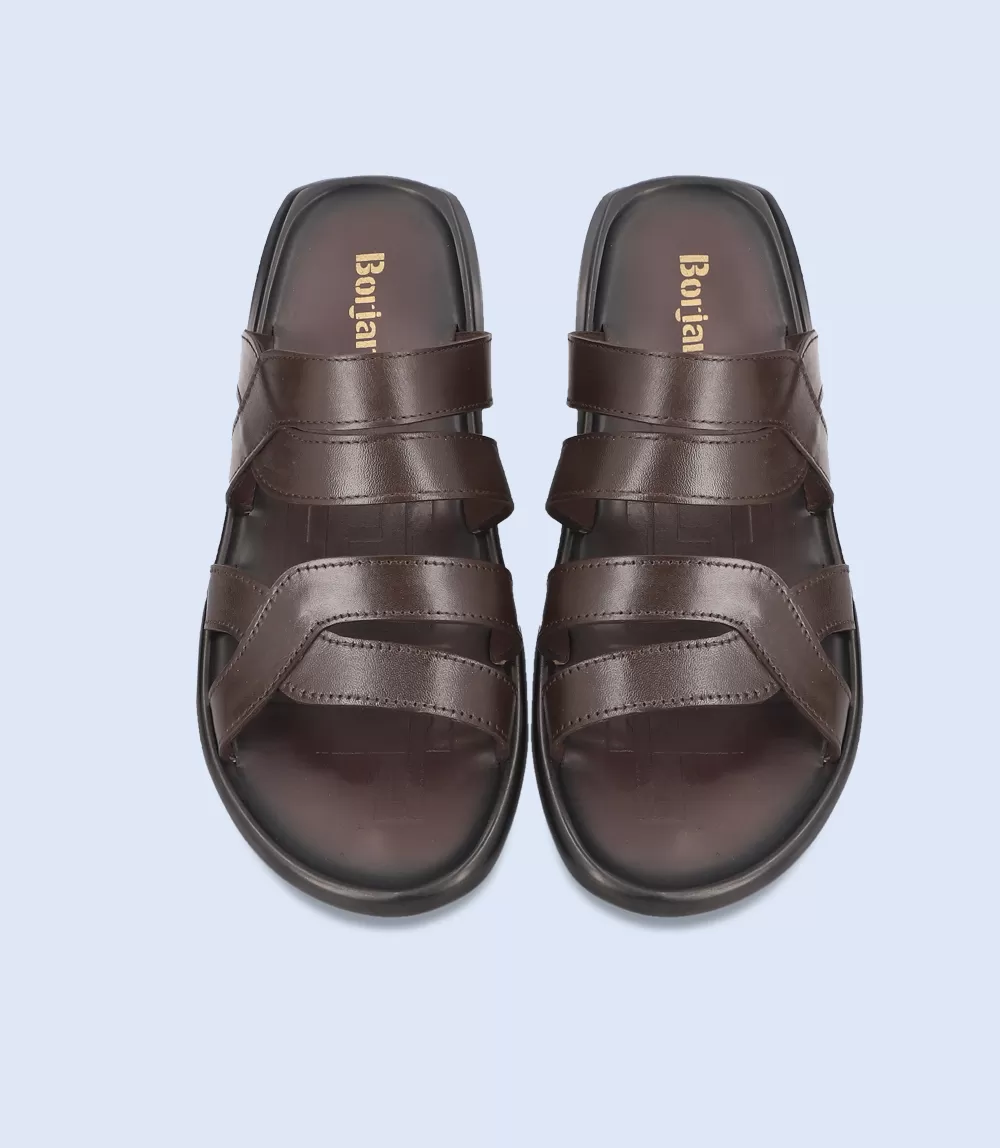 BM4555-CHOCO-Men Slipper