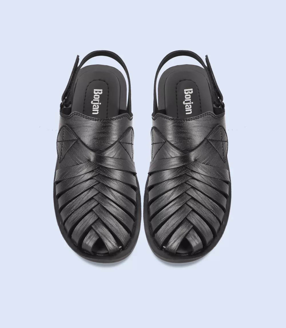 BM4569-BLACK-Men Sandal