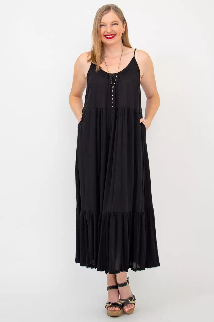 Boha Dress, Black