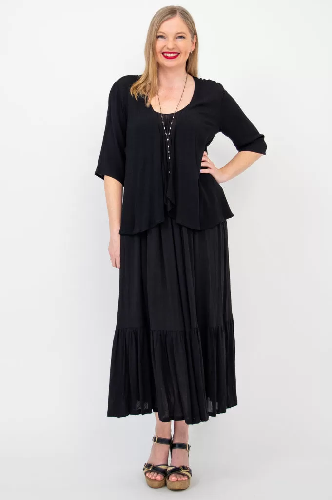 Boha Dress, Black