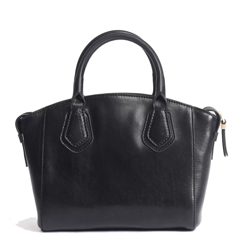 Borsa Donna a Mano THE BRIDGE linea Costanza in Pelle Nera