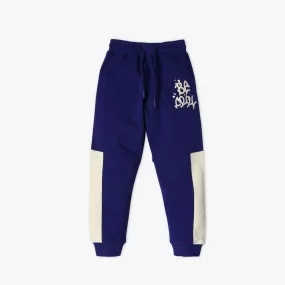 Boy's Regular Fit Solid Mid Rise Trackpants