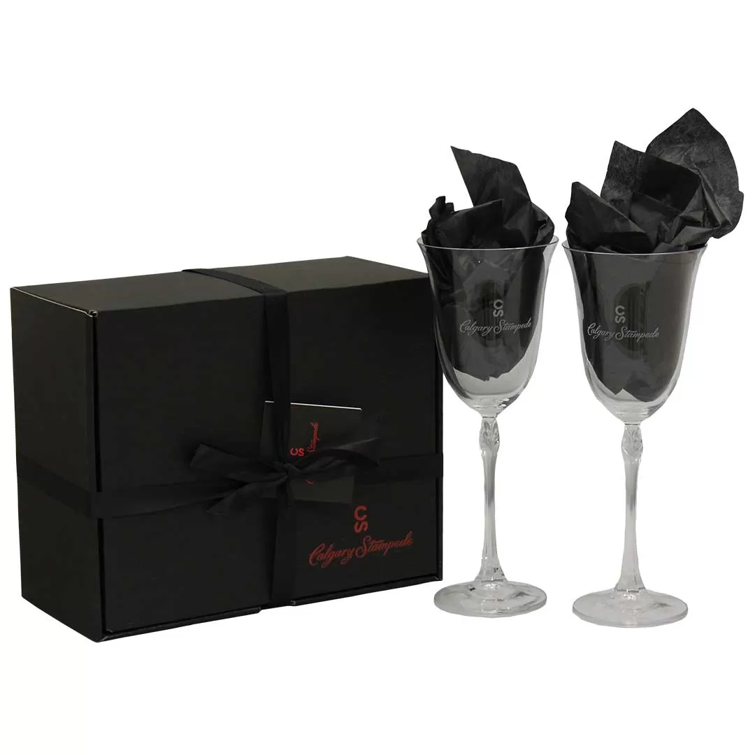 Calgary Stampede Wine Glass Gift Set