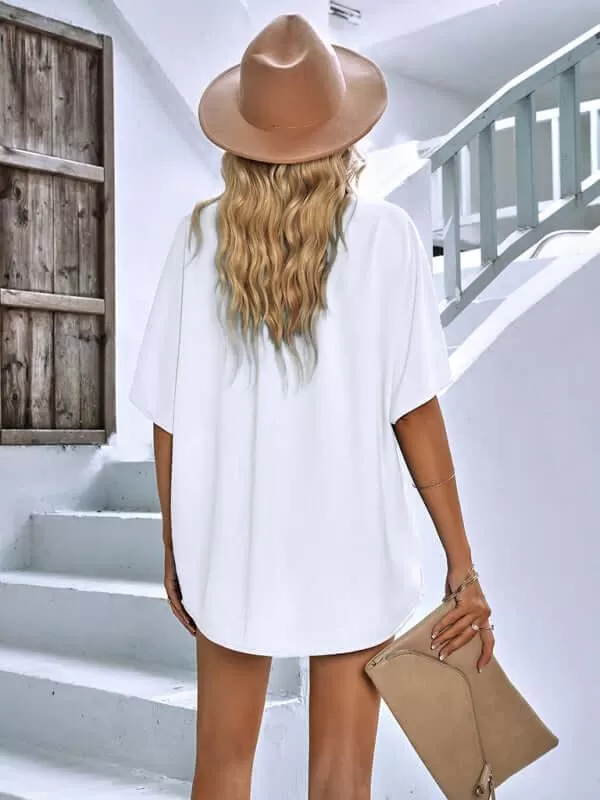 Casual Short Sleeved Women Shirt