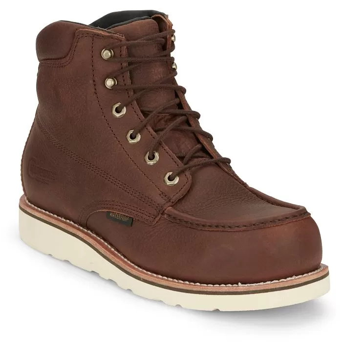 Chippewa Men's Edge Walker 6 Comp Toe WP Lace-Up Wedge Work Boot - 25342