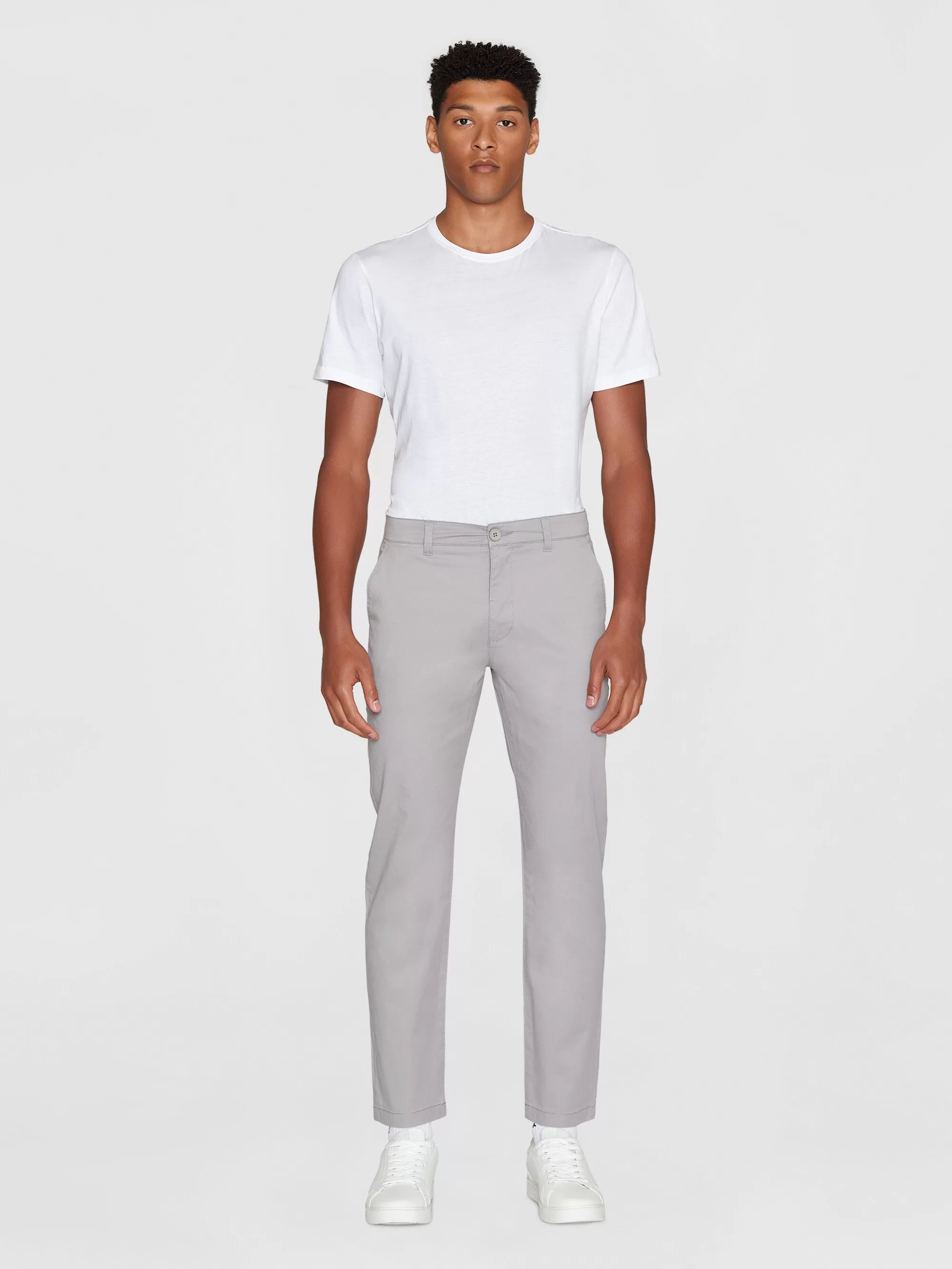 CHUCK regular chino poplin pant - Alloy