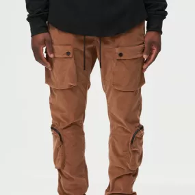 CORDUROY UTILITY PANTS CAMEL