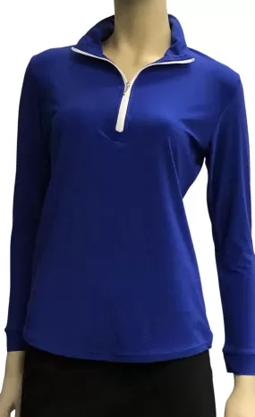 Corsican Polo Long Sleeve Royal Blue