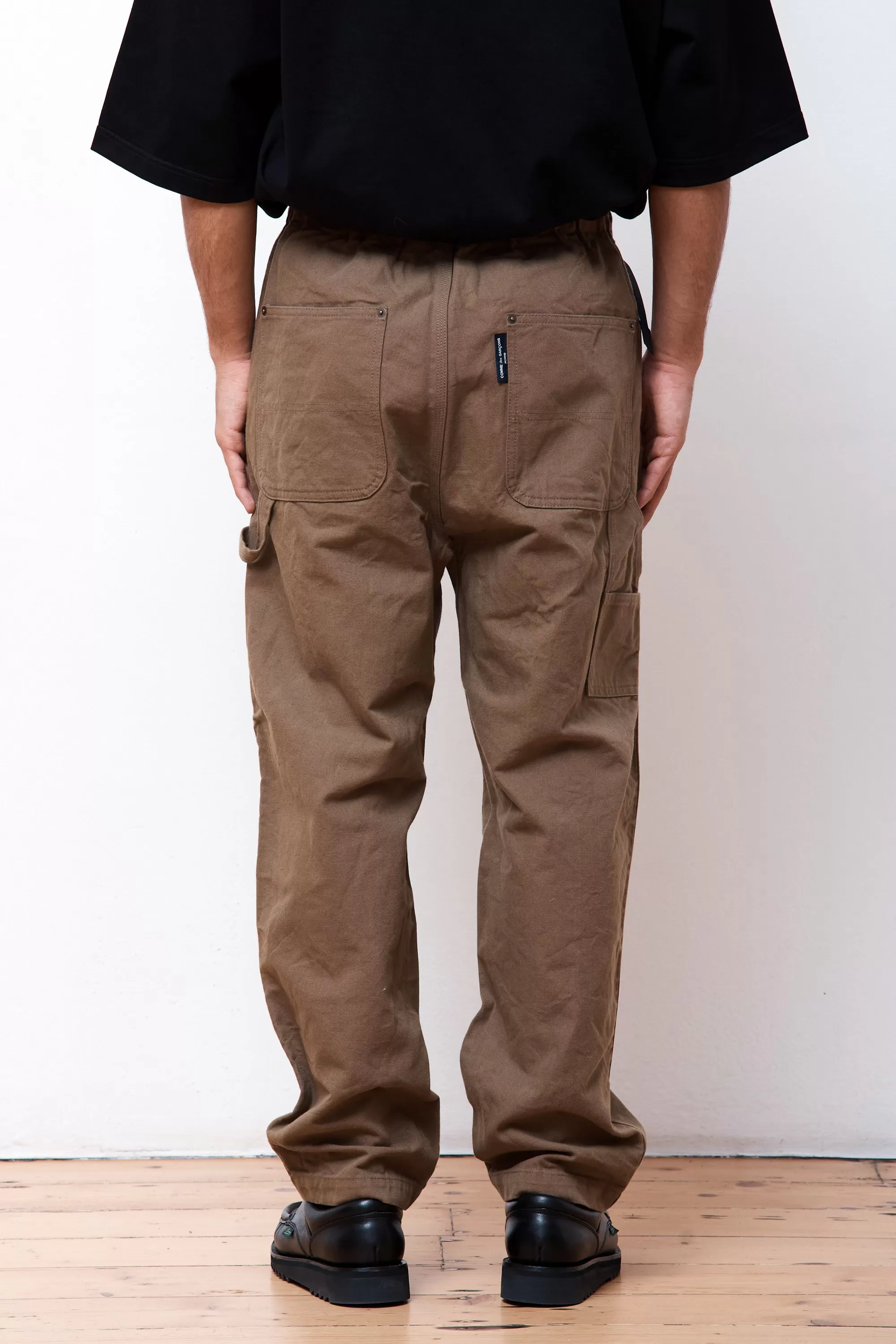 Cotton Belted Work Pant Khaki