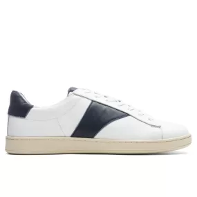 Court Shoe - White/Navy