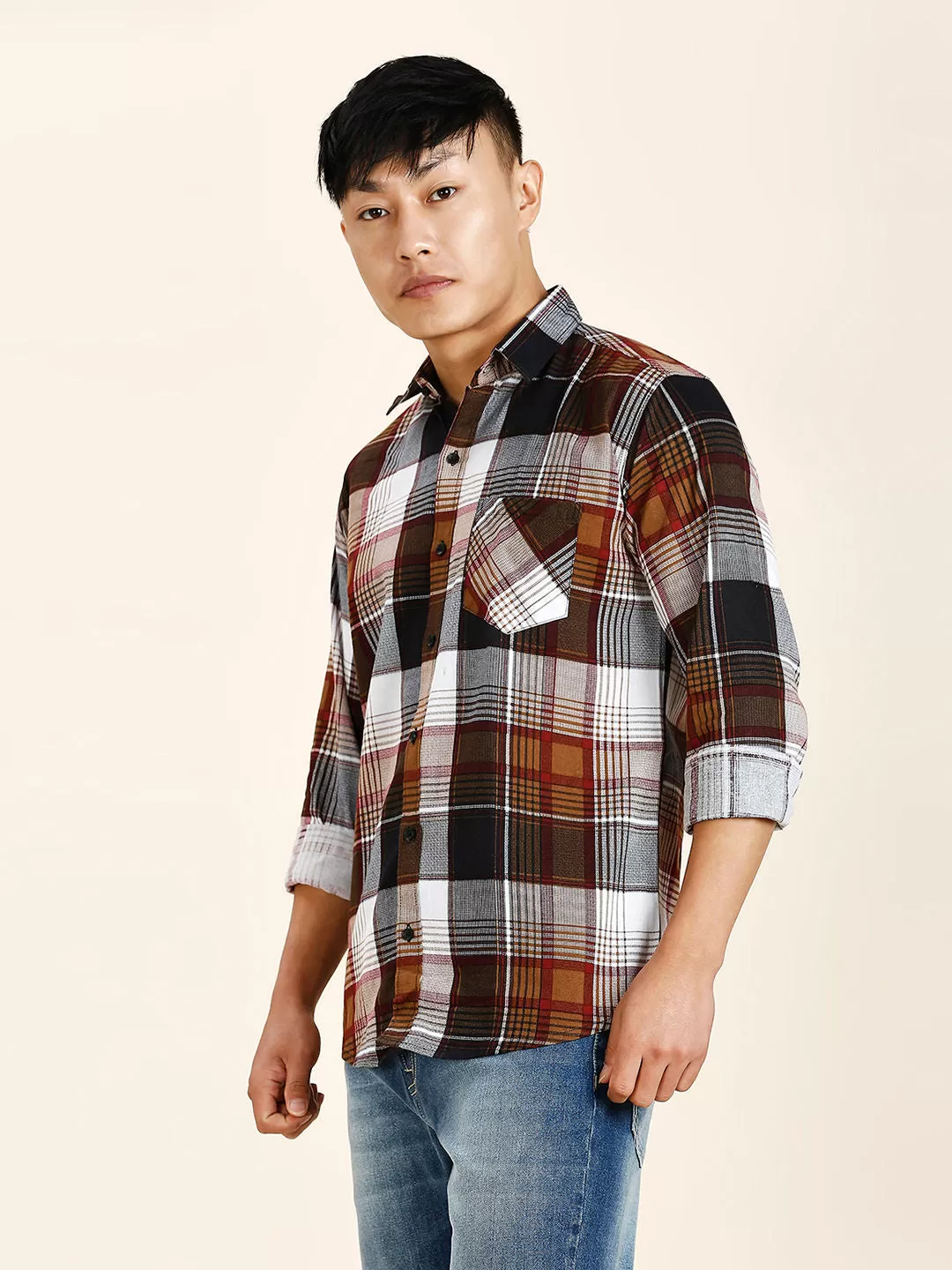 Creo Checked Men's Shirt