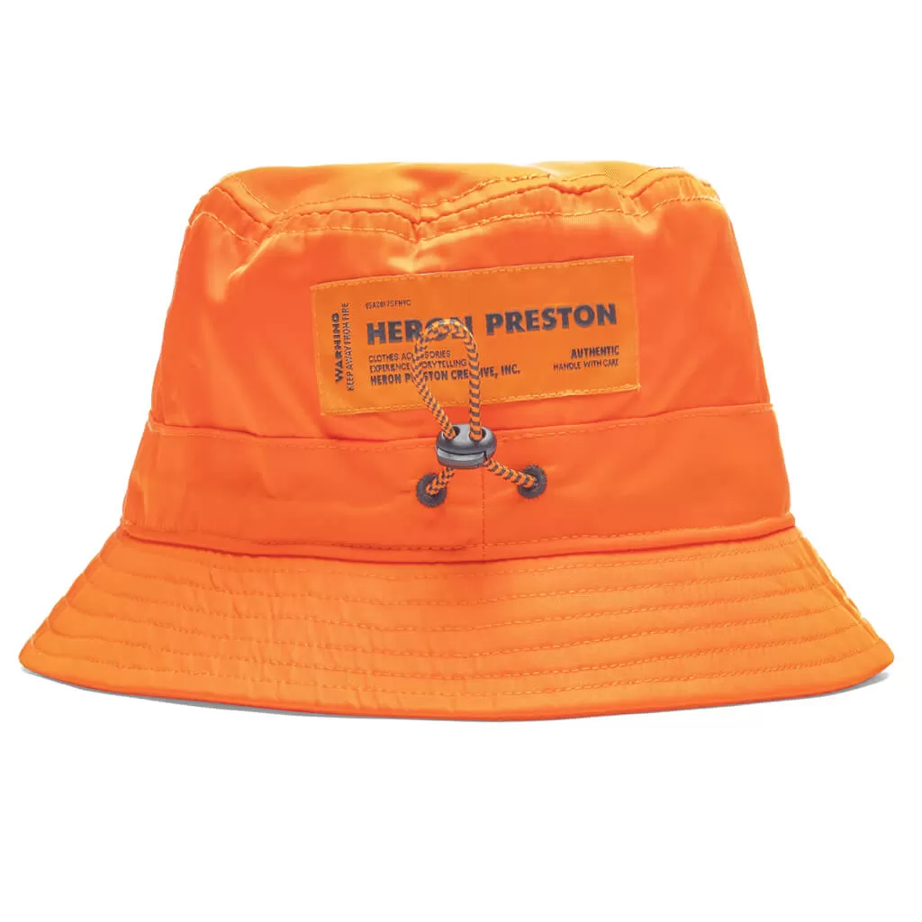 CTNMB Bucket Hat - Orange/White