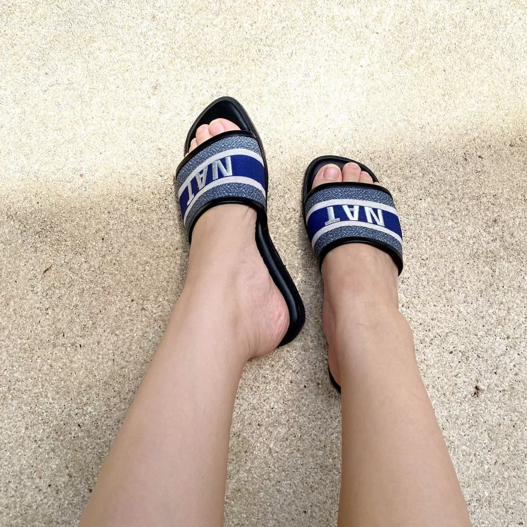 Custom Striped Sandals