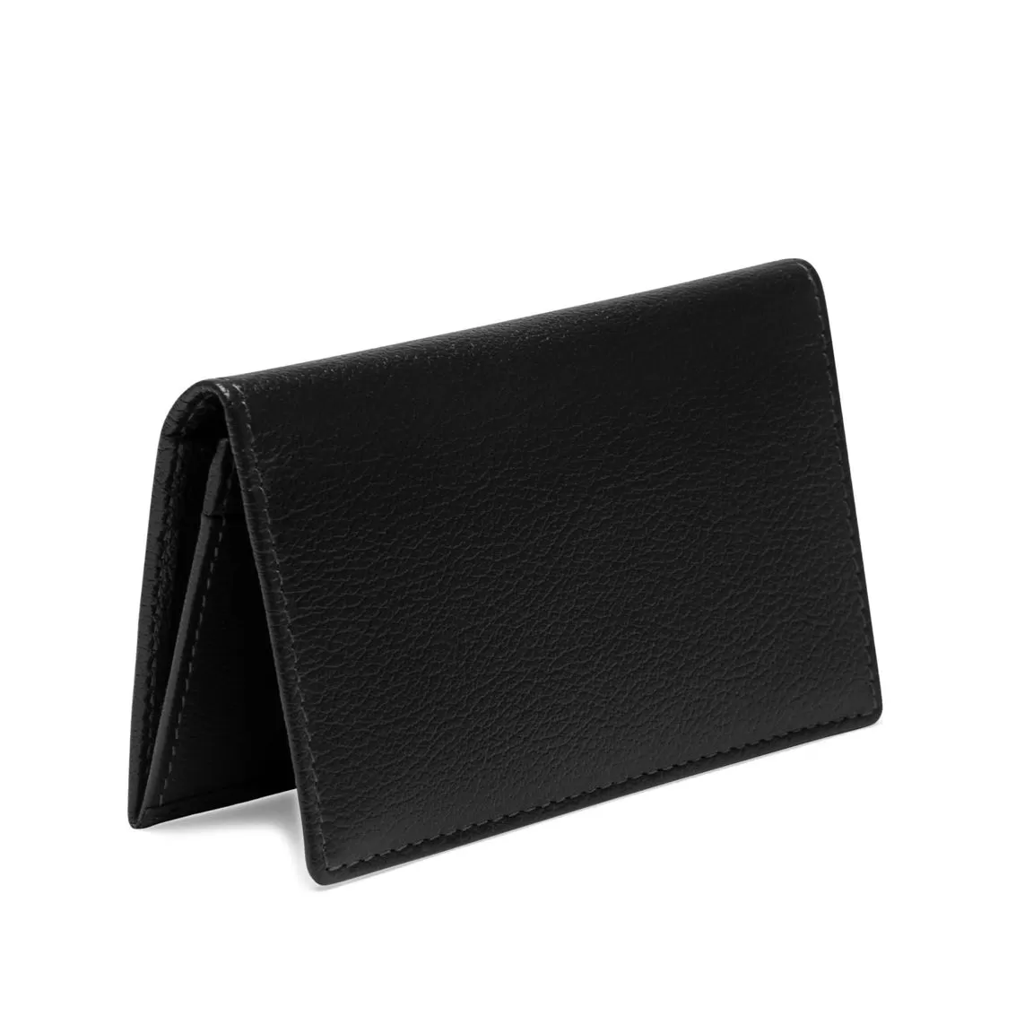 Ettinger Black Capra Leather Visiting Card Case