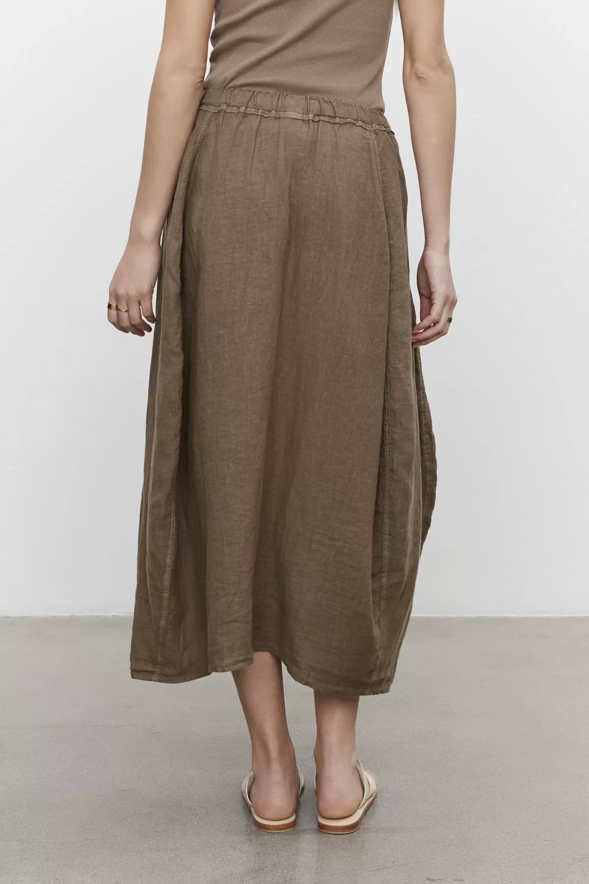 FAE LINEN A-LINE SKIRT