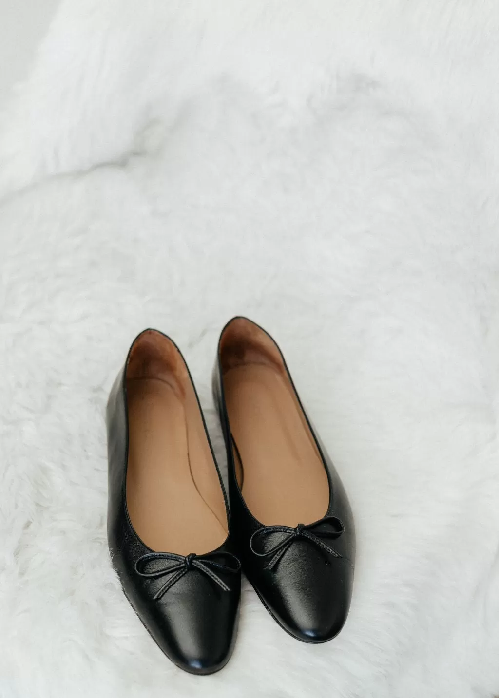 Flattered Bodil Ballet Flat in Black