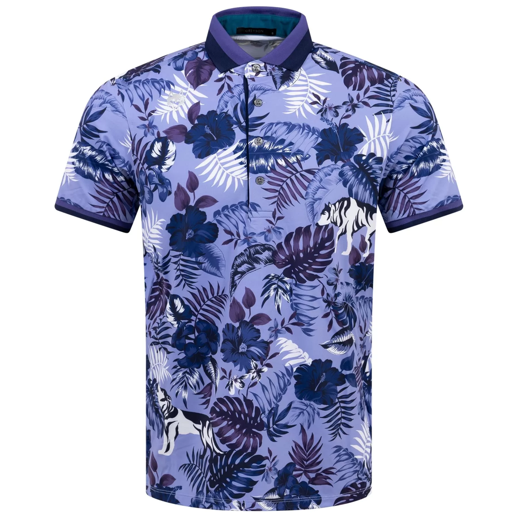 Floral Wolf Jungle Polo Iz - SU24